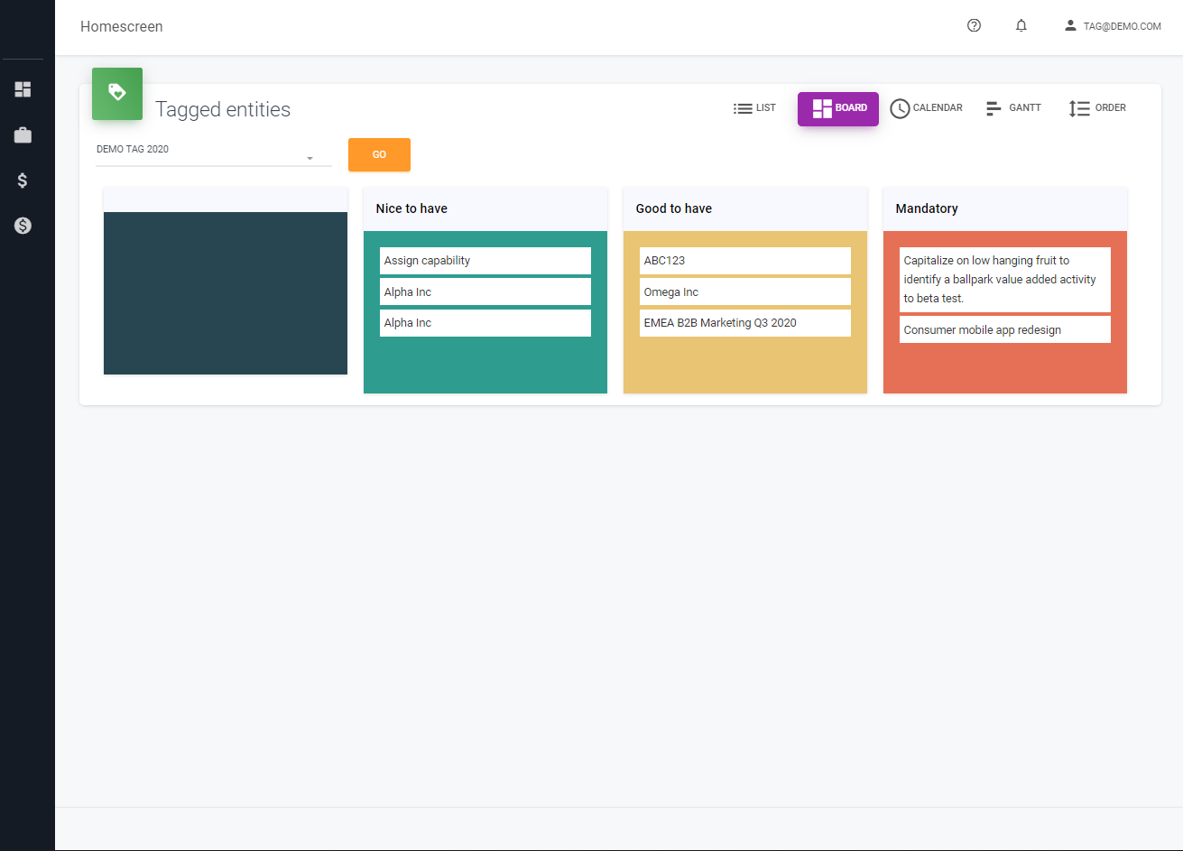 Data Taga Example Demo #6: Tagging and combined data manipulation. The perfect balance ...